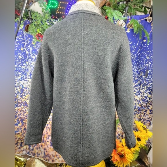 GADDY COLLECTION Vintage Wool Blend Embroidered Jacket Cardigan Sweater - Picture 5 of 10